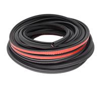 Auto Double Layer Sealing Sticker Car Door Rubber Seal Strips Door Trunk Sound Insulation Weatherstrip Seal Strip(1Meter)