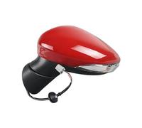 Auto Electric Folding Heating Mirror Assembly For Fiesta 2009-2015 5wires Reversing Mirror Rearview Mirror Assembly With Heating Turn Signals Light(Left red 11)