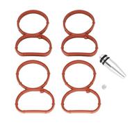 Auto Engine Valve Cover Gasket Set Car Engine Intake Inlet Swirl Flap Delete Blank Plug Bung Metal With Manifold Gasket For N47 E90 N57 N57S 2.0D 11618507239