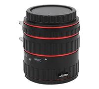 Auto Extension Tubes, Aluminum Alloy Auto Focus Macro Extension Tube Set with Electronic Contacts for 5D4/5DSR/5DS for EF/EF-S Mount