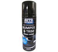 Auto Extreme Black Bumper and Trim Spray Paint, 200 ml