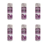 Auto Extreme Professional Clear Lacquer Spray Paint, Flexible Non-Crack, Petrol Resistant, 400ml, Pack of 6