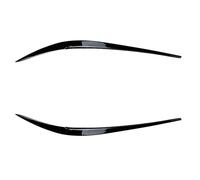 auto eyebrow stickers For BMW, for 3 Series G20 G28 Sedan 2019 2020 2021 Car Headlight Eyelids Eyebrows ABS Gloss Black Lids(Glossy Black)