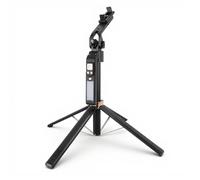 Auto Face Tracking Phone Stabilizer with Fill Light, 5.9FT Extendable Quadrupod Selfie Stick, Gesture Controlled Smartphone Gimbal for Vlogging and Live Streaming, 270° T