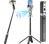 Auto Face Tracking Selfie Stick Tripod for iPhone，360 Rotation That Follows Face and Movement (3in1 Phone Stand*1)
