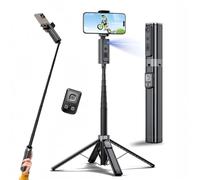 Auto Face Tracking Tripod 360° Rotation with Gesture Control & Wireless Remote, Phone Stand Holder Follows Your Movement, for Android & Iphone Selfie Stick for Content Creators Vlog Live Streaming