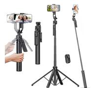 Auto Face Tracking Tripod for iPhone/Android ，71" Mobile Phone Stand with Wireless Remote,Phone Selfie Stick for Smartphone,iPhone Tripod Stand for Filming Video Vlog Recording