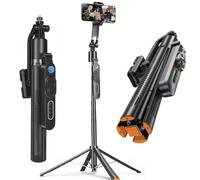 Auto Face Tracking Tripod for iPhone&Android, Auto-Pop Open Selfie Stick with Remote, 360° Rotation,72'' Phone Camera Tripods Stand iPhone Holder for Content Creator Tiktok Vlog Video Recording