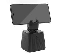 Auto Face Tracking Tripod Head, Dual Axis ° Rotation Body Phone Camera Mount Smart Shooting Holder, No App Required, for Live Vlog Streaming, Rechargeable Battery