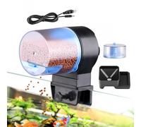 Auto Feeder Fish Tank - Smart Rechargeable Timed Dispenser, Adjustable Three Mode Feeding Technology, Precise Nutritional Portion Control, Aquatic Nutrient Management Accessory for Home Office