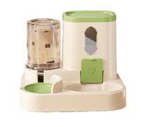 Auto Feeder Food Dispenser, Cat Water Feeders Bowl, Based Feeding Set, Ideal for Cats Dogs Small Pets, Daily Hydration and Meal Routines 9.84x8.66x7.87 Inch