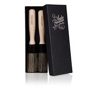 Auto Finesse HHB1 Hog Hair Detailing Brushes 2 Pieces Super Soft Natural Bristle
