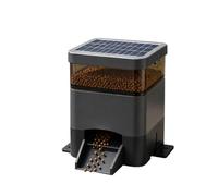 Auto Fish Feeder, 4L Solar Powered with Mobile Control, Moisture-Proof Timer for Outdoor Pond, Automatic Feeding, Smart Timer for Fish Care