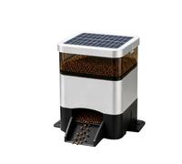 Auto Fish Feeder, 4L Solar Powered with Mobile Control, Moisture-Proof Timer for Outdoor Ponds, 10L Capacity, Energy-Efficient Feeding Solution