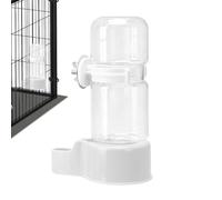 Auto Flow, Bird Cage Waterer, 5.3x2.9 Inches Dispenser with Suspended Clip, Clear Acrylic Container, Leakproof Feeding Tool with Simple Build, Parakeet Accessory for Budgies