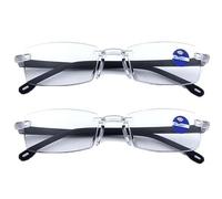 Auto Focus Glasses Self Adjusting Blue light Glasses Intelligent Dual Focus Glass Automatic Adjustment Eye for Women Men (2pcs)