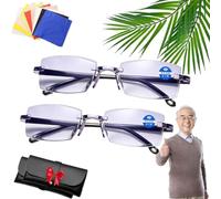 Auto Focus Glasses Self Adjusting,Dual Vision Auto Focus Glasses (2PC,2.5X)