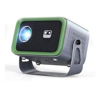 【Auto Focus/Keystone】4K Projector with WiFi and Bluetooth, 360° Rotating Movie Projector, Portable Projector with 200 ANSI, Outdoor Projector for Phone/PC/TV Stick/DVD/USB/HDMI