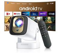 [Auto Focus & Keystone]Salange Mini Projector with WiFi 6 Bluetooth 5.4,12000 Lumen Native 1080P Portable Projector 4K Support,Short Throw Projectors Built in Andriod Apps,TV Projector for Bedroom