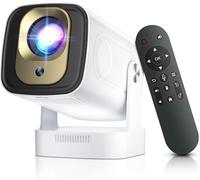 [Auto Focus/Keystone] Smart Projector with WiFi and Bluetooth 5.4, Salange 1080p Native Projectors 4K, Short Throw Projector W Integrated Apps, Android 11, Mini Portable Proyector Hy260Pro