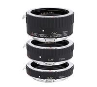 EBTOOLS Auto Focus Macro Extension Tube Set Camera Lens Macro Extension Tube Ring Macro Lens Extension Tube Auto Focusing Macro Extension Lens Adapter Tube Rings Set for Ef EF S Mount DSLR(A)