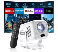 [ Auto Focus/Short Throw ] Smart Projector with Built in Apps, 5G Wifi and Bluetooth 5.4, 1080P Native Projectors 4K Outdoor Movies Projector, Mini Portable Proyector HY260Max