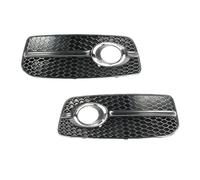 auto fog light grille Car Front Bumper Fog Lights Cover Frame Q5 Sline 2009-2012 Lamp Grille Grill Protector Hood