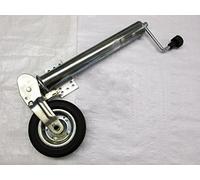 Auto Folding Jockey Wheel with Fixing Bracket 60MM (Telescopic Metal Rim Caravan Trailer Guide)