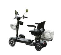 Auto Folding Mobility Scooter, Super Lightweight Electric Boot Mobility Scooter Easy Folding, Portable Mobility Scooter, for Adults Seniors, Slope Safety B,10A
