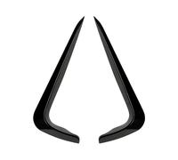 Auto For B&MW 3 Series E90 E91 LCI M&Sport 2009-2012 Front Bumper Spoiler Fog Lamp Grill Cover Air Knife Splitter Body Kit Accessories(Glossy black)
