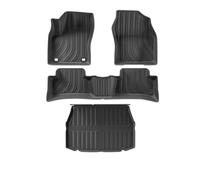 Auto For Toyota C-HR 2025 2024 2023 TPE Floor Mats Trunk Mat LHD 3D All-Weather Waterproof Cargo Liner Black(4pcs LHD)