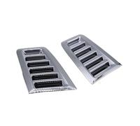 Auto Front Bonnet Vent Compatible With BMW For E39 E46 E53 2Pcs Car Front Engine Hood Bonnet Vents Air Inlet Intake Louvers Hoods Universal