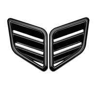 Auto Front Bonnet Vent Compatible With BMW For E39 E46 E53 Universal Car Font Bumper Hood Vent Sticker Intake Louvers Hoods Accessories