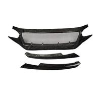 Auto Front Grill Trim Body Kit Bumper Grille Racing For Civic FK7 FK8 FC JS N1 Style Type-R FRP Accessories(Forged pattern)