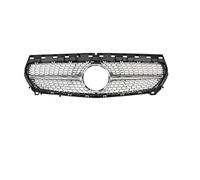 Auto Front Grille Bumper Grill Tuning For Mercedes CLA C117 W117 2013-2019 CLA180 CLA200 CLA220 CLA260 GT Diamond Style Accessories(Diamond Silvery)