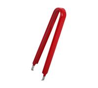 Auto Fuse Relay Puller Pliers Red PVC Stainless Steel | Sturdy Tool for Mechanics Owners, Easy Extraction, Lightweight Design for Routine Car Electrical Maintenance Tasks