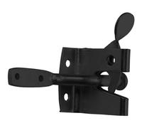 Auto Garden Gate Latch Auto Slam Catch Black 2" 50mm Lockable Catch