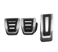Auto Gas Pedal For For A1 For A3 For Q2 For Q3 2022 Sportback Stainless Steel Paste Car Pedals Accelerator Gas Brake Rest Pedal Cover Accessories AT MT Car Brake Foot Pedals(A-3 pcs)