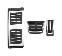 Auto Gas Pedal For For A1 For A3 For Q2 For Q3 2022 Sportback Stainless Steel Paste Car Pedals Accelerator Gas Brake Rest Pedal Cover Accessories AT MT Car Brake Foot Pedals(B-3 pcs)