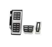 Auto Gas Pedal For VW For GOLF 7 MK7 For LHD Stainless Steel Sport Accelerator Brake Foot Rest Pedal Cover Car Pedals Foot Accelerator Rest Pedal(3 Pcs AT With Rest)