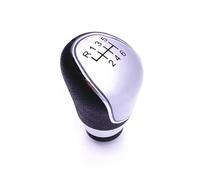 Auto Gear Lever Compatible With Kuga 2008 2009 2010 2011 2012 2013 5/6 Speed Pen Mt Gear Shift Knob Lever Shifter Stick Gaiter Boot Cover Handle Head(Silver,6 Speed)