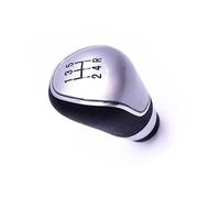 Auto Gear Lever Compatible With Kuga 2008 2009 2010 2011 2012 2013 5/6 Speed Pen Mt Gear Shift Knob Lever Shifter Stick Gaiter Boot Cover Handle Head(Silver,5 Speed)