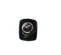 Auto Gear Shift Knob for A3 S3 8P 5 Gear 6 Speed Manual MT Car Shift Gear Knob with Leather Knob Red Caps