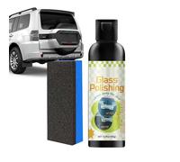 Auto Glass Cleaner, Oil Film Removal Paste, Scratch Repair Compound for Strong Cleaning Power, Window with Finishing Effect, Care Cream with Jar, Cleaning Tool for Parking Lot Commuting