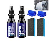 Auto Glass Powerful Waterproof Spray - Waterproof Rain Repellent Coating with Anti-Fog Formula - Safe on Auto Glass, Shower Doors & Eyeglasses (2PCS)