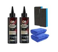 Auto Glass Scratch Care Polishing Fluid, D1 Glass Polishing Liquid, Car Scratch Repair Wax, Car Oil Film Remover Deep Scratch Remover for Cars Coatings, Waxes, Oils and More