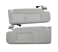Auto Gray Inner Sunvisor Sun Visor Sun Shade With Mirror For Polo 2011 2012 2013 2014 2015 2016 2017 2018 Sun Visor Extender(Gray a pair)