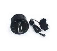 Auto Headlight Switch Control Headlight Auto Light Fog Lamp Switch 5G0941431AH 5G0 941 431AH /Fit For VW T-Cross Seat Arona /Fit For Ateca Ibiza Leon Toledo Euro Automatic Head Lamp Switch Knob ( Colo