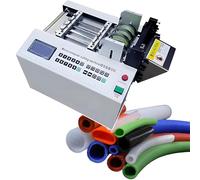 Auto Heat-Shrink Tube Cutter, Cable Pipe Cutting Machine with 1mm-85mm Cutting Width, 0.1mm-99999.9mm Length, for Sleeve Rubber/Plastic Tube with Micro Computer Control