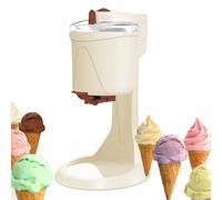 Auto Ice Cream Maker for Home DIY Kitchen, Soft Serve 1L Capacity, Mini Fruit Ice Cream Machine for Easy Dessert Making